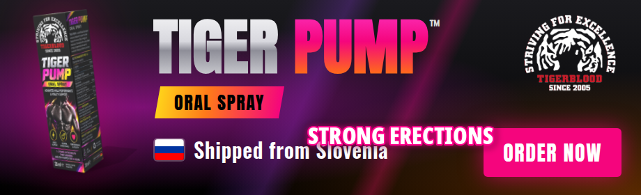 Tiger Pump oralno pršilo – izdelek pošljemo iz Slovenije